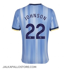 Tottenham Hotspur Brennan Johnson #22 Vieraspaita 2024-25 Lyhythihainen